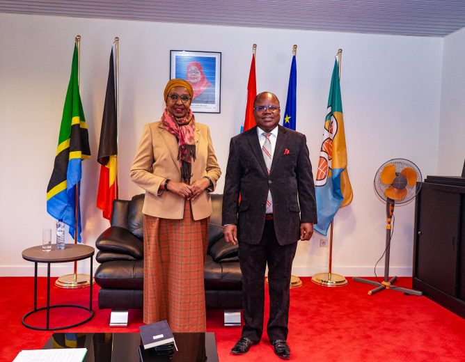 Ambassador Khadija Ossoble Ali Meets with Tanzania’s Ambassador